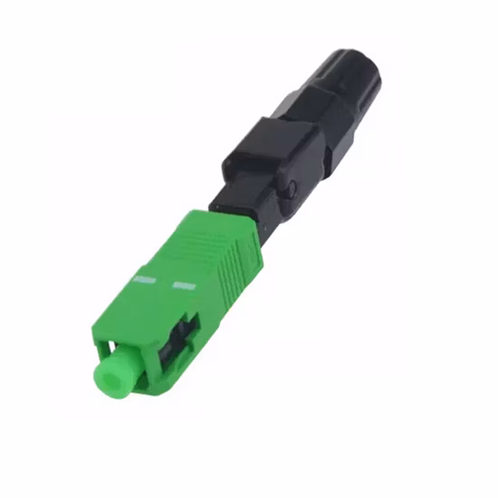 Conector rápido de fibra óptica Sc/APC FTTX Conector rápido de fibra óptica Sc APC