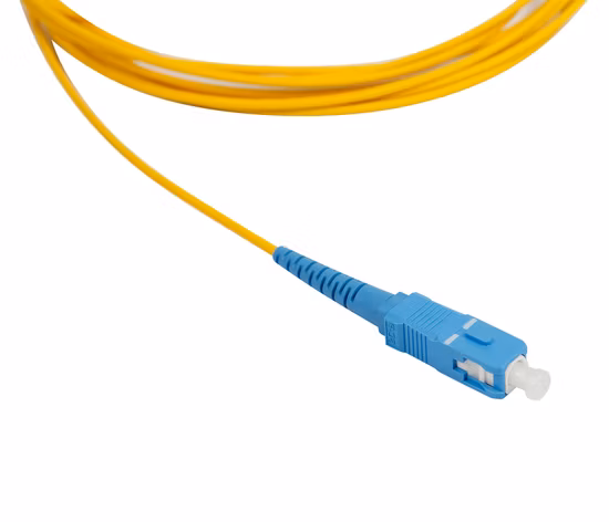 Cable de conexión de fibra óptica con conector dúplex monomodo Sc