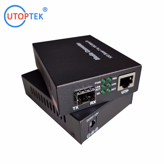 Ethernet, UTP, SFP+, 10g RJ45 30m, Convertidor Transceptor Óptico Opl